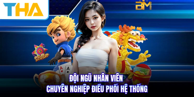 Đội ngũ nhân viên chuyên nghiệp điều phối hệ thống